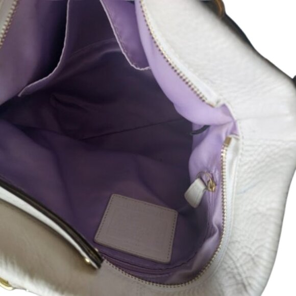 COACH White Purse - Picture 7 of 13